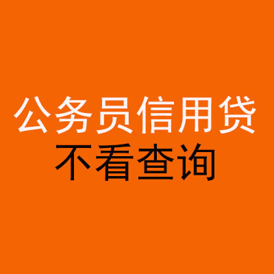 沁阳公务员信用贷款